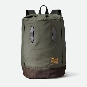 Filson Green and Brown Men's Backpack